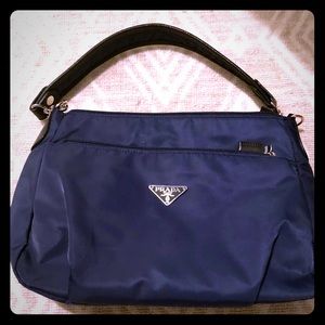 Nylon Prada purse - navy blue - never used